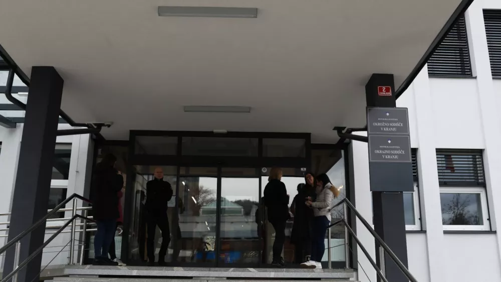 11.12.2023. Okrožno in Okrajno sodi&scaron;če Kranj. Foto: Bojan Velikonja