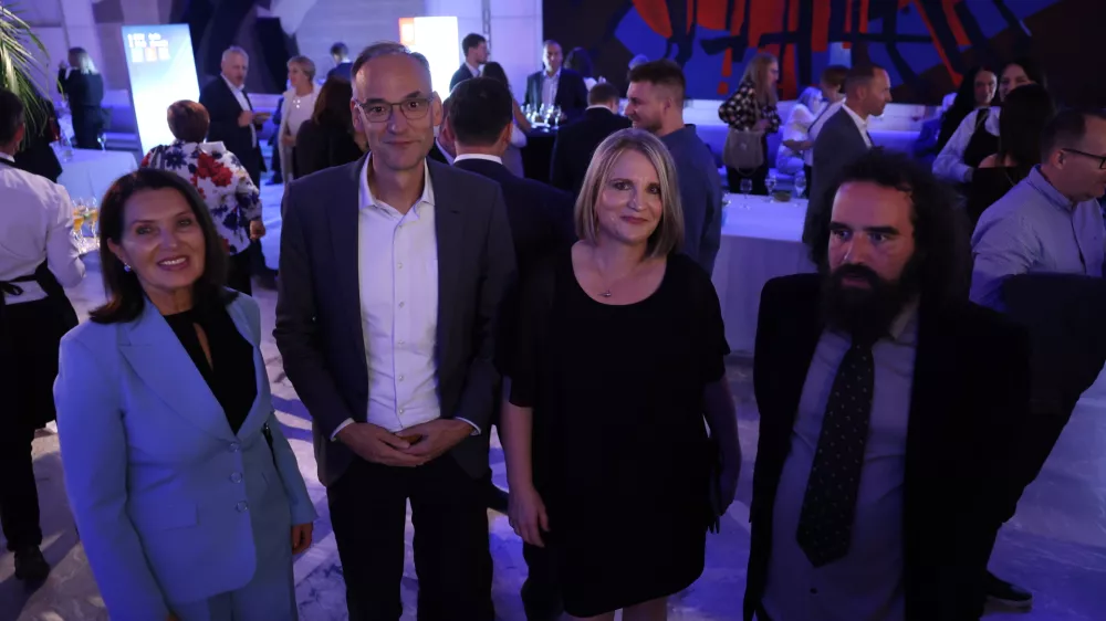 Sandi Salkič, Jure Novak- 21.10.2024 - izbor Gazele 2024 - zlata gazela je podjetje Hyla //FOTO: Jaka Gasar