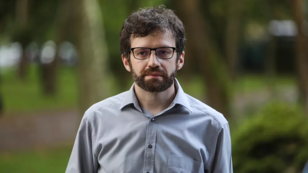 Andrej Motl. koordinator prijavne točke Spletno oko - 19.09.2023 - 13. posvet E-zlorabe otrok - strokovni posvet o spolnih zlorabah otrok na spletu, ki je potekal na Fakulteti za družbene vede v Ljubljani. //FOTO: Bojan Velikonja / Foto: Bojan Velikonja