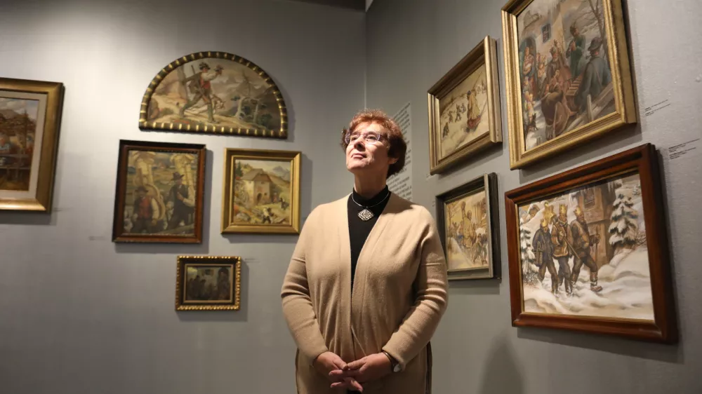 Kustosinja razstave v Slovenskem etnografskem muzeju je dr. Bojana Rogelj &Scaron;kafar. Foto:&nbsp;Tomaž Skale