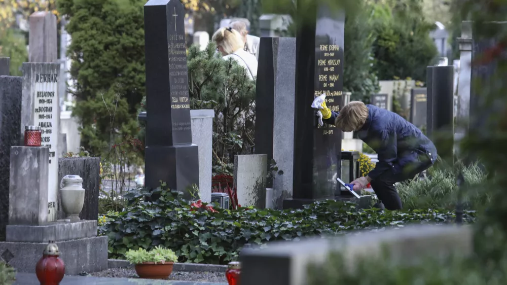 28.10.2024 - pokopali&scaron;če Žale - urejanje grobov pred praznikom dan mrtvih - prodaja cvetjaFOTO: LUKA CJUHA