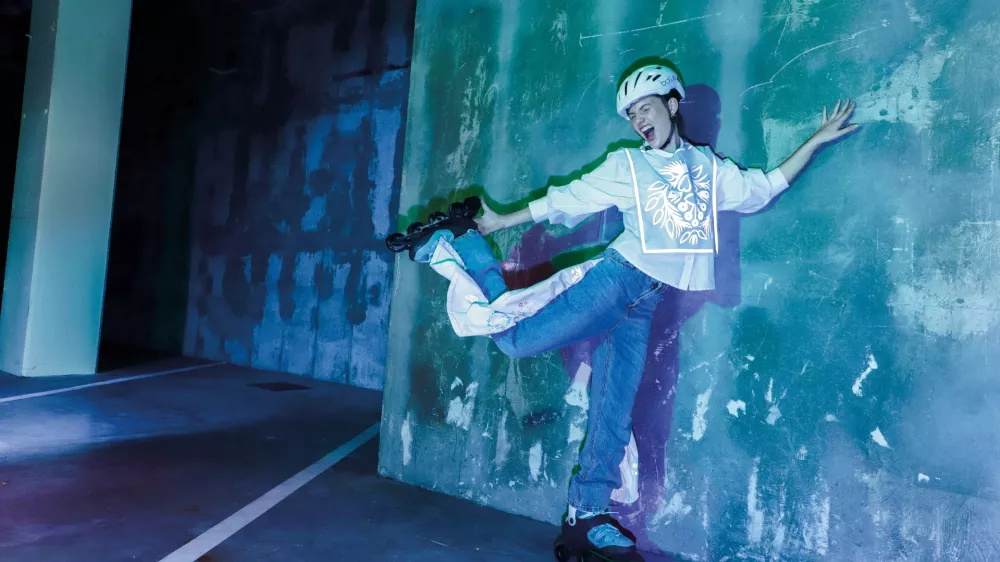 Inovativna kolekcija, ki so jo za mlade ustvarili &scaron;tudenti modnega oblikovanja. Foto: Zavarovalnica Triglav