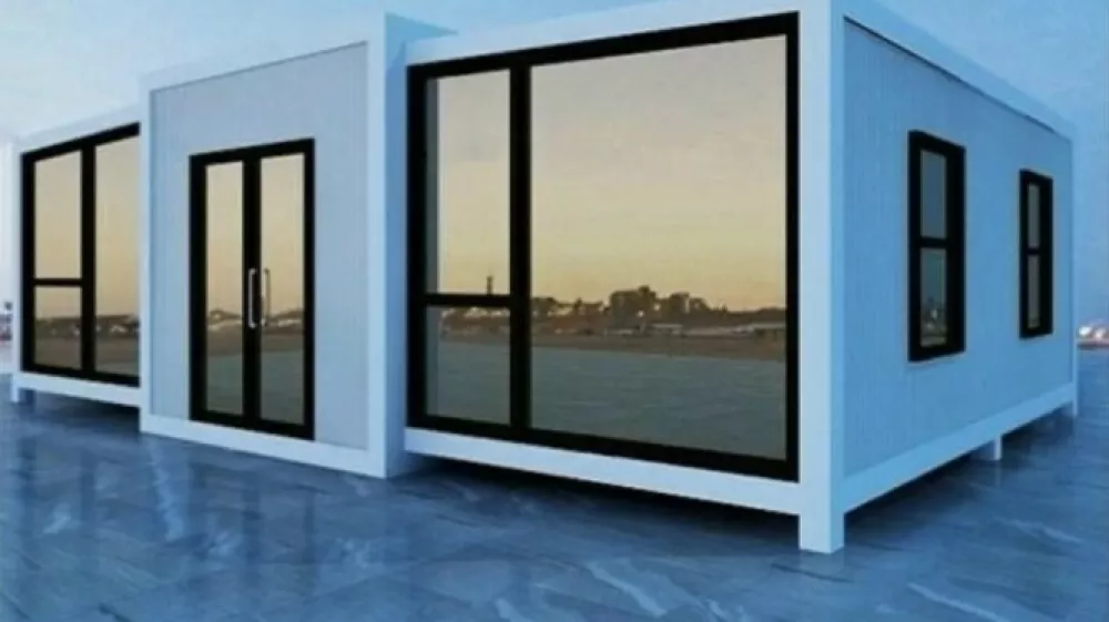 Na voljo je več tipov&nbsp;zložljivih montažnih hi&scaron;, za katere je potrebno od&scaron;teti po&nbsp;nekaj deset tisoč evrov. Foto: Amazon