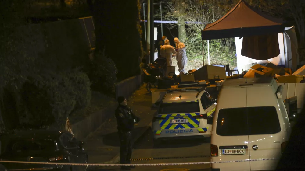 10.11.2024 - Popoldne so na območju &Scaron;i&scaron;ke v Ljubljani odkrili ostanke dojenčka - detomor - Ulica Draga - Naselje pri kose&scaron;kem bajerjuFOTO: LUKA CJUHA