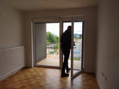 Stanovanjska soseska JSS MOL on &Scaron;martinski cesti - Sklad je stanovanja kupil od družbe Koss - Kostak / Foto: Vanja Brkić