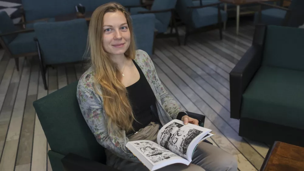 - 28.10.2022 &ndash; Katarina &Scaron;eme, vizualna umetnica &ndash; striparka //FOTO: Jaka Gasar