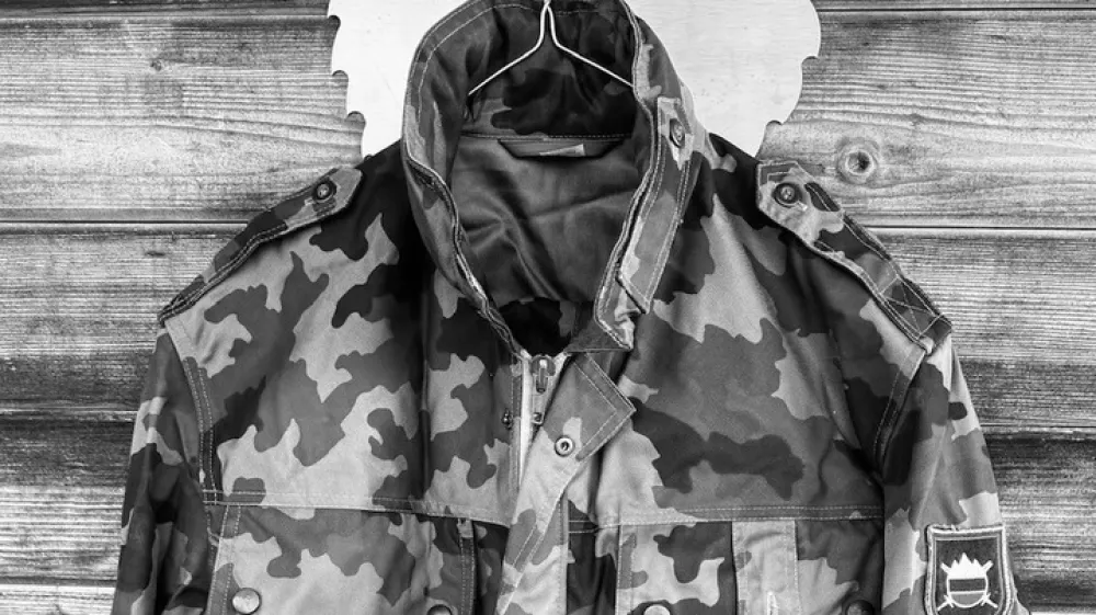 Janez Jan&scaron;a, voja&scaron;ka uniforma