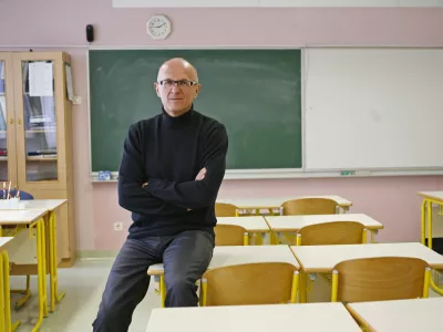 - 30.03.2015 - Gregor Pečan, ravnatelj O&Scaron; Janka Modra iz Dola pri Ljubljani in novi predsednik Združenja ravnateljic in ravnateljev osnovnih in glasbenih &scaron;ol//FOTO: Tomaž Skale