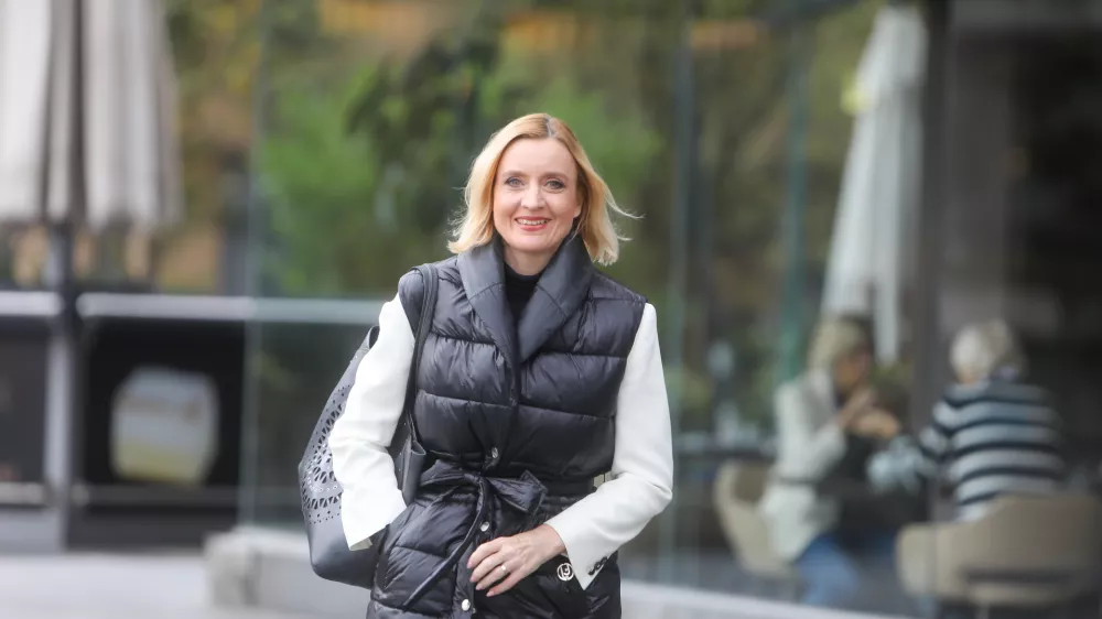 - 02.11.2023- Mojca &Scaron;etinc Pa&scaron;ek, poslanka v Državnem zboru RS, pred kratkim izpisana iz gibanja Svoboda.//FOTO: Bojan Velikonja