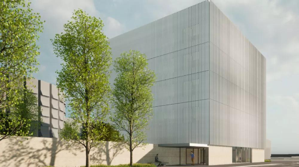 &Scaron;tirinadstropno stavbo zaveti&scaron;ča za brezdomce naj bi po optimističnih napovedih začeli graditi poleti 2025. Foto: Scapelab