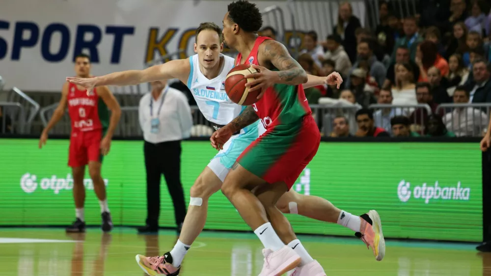 Klemen Prepelič je bil z 31 točkami najbolj&scaron;i strelec Slovenije proti Portugalski. Foto: Tomaž Primožič, FPA