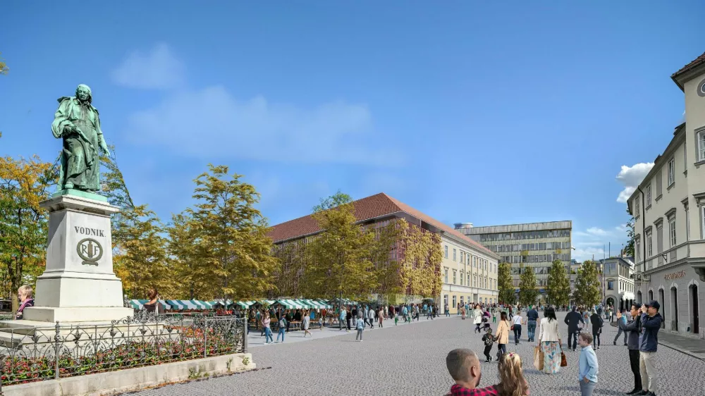 Predstavitev novega izgleda - ljubljanska tržnicaParkirna hi&scaron;a pod tržnico