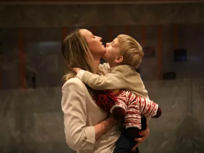 &Scaron;pela Miro&scaron;evič, predsednica fundacije CTNNB1 in mamica malega Urbana / Foto: Tomaž Skale