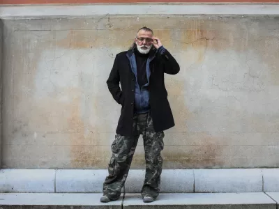 - 21.12.2021 - Vinci Vogue Anžlovar - režiser, scenarist, skladatelj, montažer in igralec, //FOTO: Luka Cjuha.