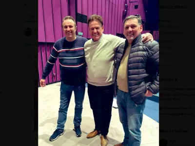 Pavel Rupar in Igor Černoga (desno) v srečnej&scaron;ih časih. Vir: Glas upokojencev