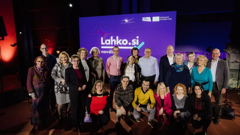 Pretekli dobitniki priznanj Andrago&scaron;kega centra Slovenije. / Foto: Acs