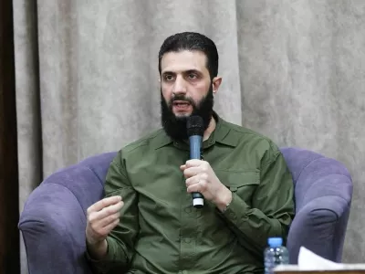 Abu Mohamed al Golani, vodja Hayat Tahrir al &Scaron;am