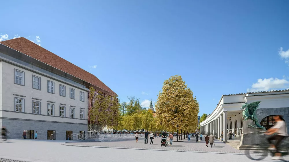 Predstavitev novega izgleda - ljubljanska tržnicaParkirna hi&scaron;a pod tržnico