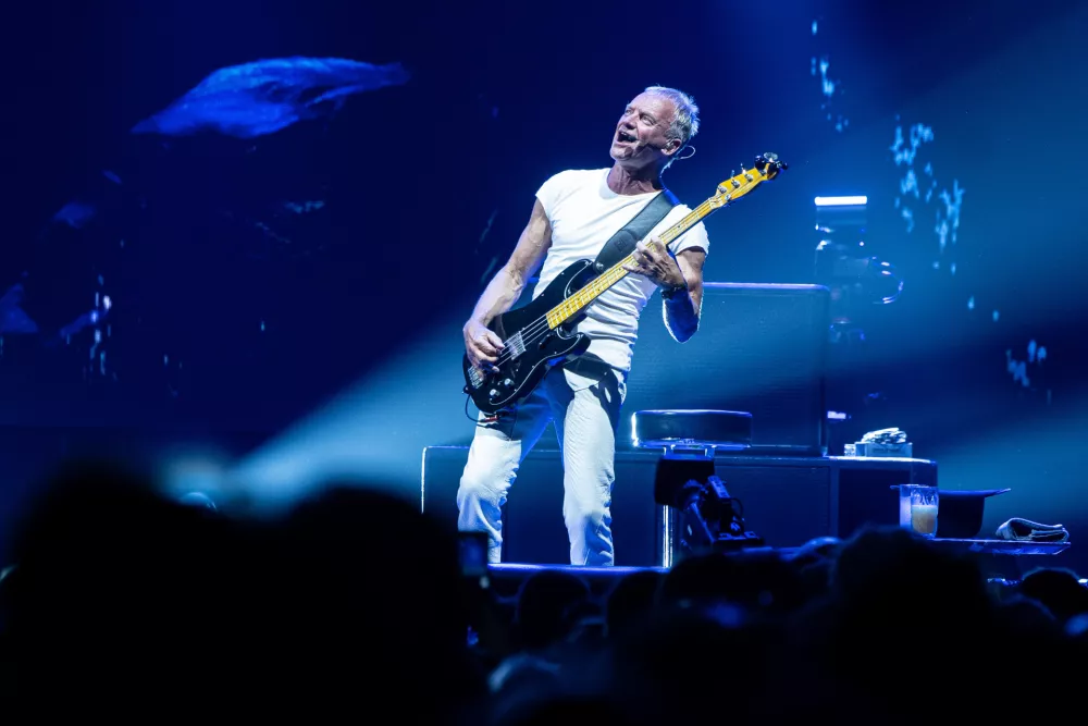 Sting je maja lani nastopil v ljubljanskih Stožicah.&nbsp;/ Foto: STA