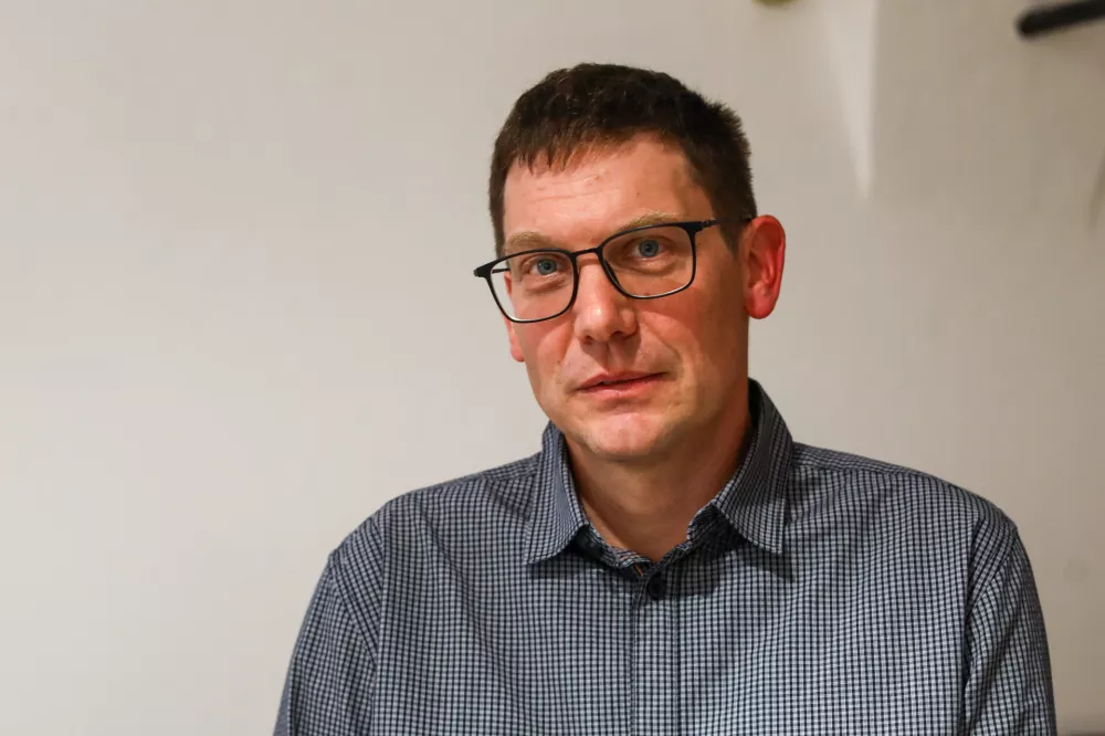 KOV Anže Mrak1.10.2024 - 24. Slovenska GAZELA 2024 &ndash; regijski izbor najbolj&scaron;ih najhitreje rastočih podjetij &ndash; razglasitev Gazele Gorenjske regije.  FOTO: Luka Cjuha / Foto: Luka Cjuha