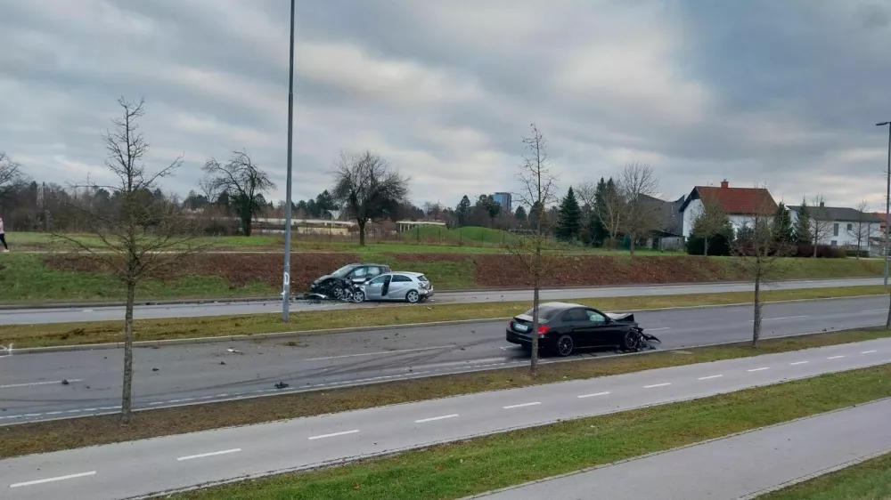 prometna nesreča &Scaron;tajerska cesta