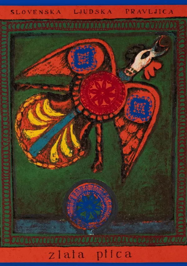 Zlata ptica ilustratorja, slikarja, grafika, oblikovalca in leto&scaron;njega nagrajenca Hinka Smrekarja za življenjsko delo Tomaža Krži&scaron;nika. Foto: arhiv CD