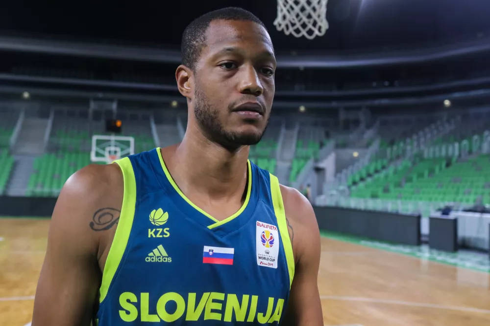 Anthony Randolph- 10.09.2018 - Ko&scaron;arkarska zveza Slovenije (KZS) &ndash; ko&scaron;arkarska reprezentanca &ndash; trening - priprave pred kvalifikacijskima tekmama proti Latviji in Turčiji. //FOTO: Jaka Gasar