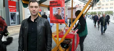 Miha Kordiš je kljub omejitvam znotraj državnega zbora od jeseni samostojno zelo aktiven v zakonodajnih procesih. Pomiritve spora znotraj Levice ob tem ni na vidiku. Foto: Tomaž Skale
