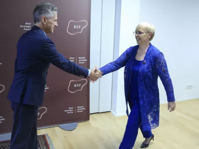 Robert Golob, Nata&scaron;a Pirc Musar- 28.08.2023 - Strate&scaron;ki forum Bled //FOTO: Jaka Gasar