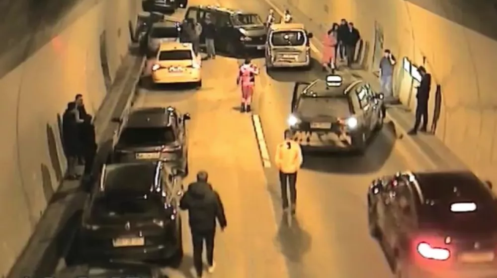 Prometna nesreča na &scaron;tajerski avtocesti. Foto: Promet.si/X