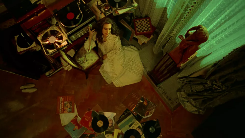 MARIA. Angelina Jolie as Maria Callas in Maria. Cr. Courtesy of Netflix &copy; 2024.