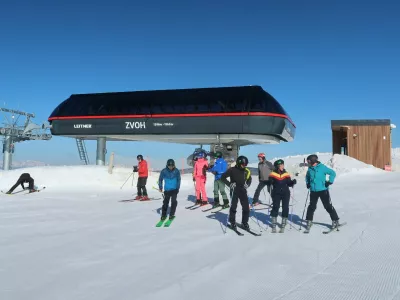 smuči&scaron;če, Krvavec, &scaron;estsedežnica Zvoh. Foto.: Tatjana Pihlar 