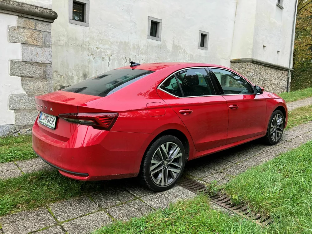 Na zadnji klopi je dovolj prostora za dva odrasla potnika, v notranjosti pa zbudi zanimanje velik barvni zaslon na dotik. Ročica menjalnika je majhna, a uporabna.&nbsp;Foto: Matej &Scaron;takul