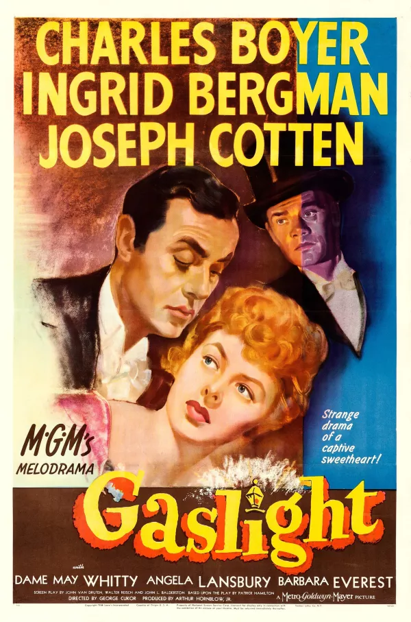 Plakat za film Gaslight iz leta 1944. PO filmu je dobila ime posebna psiholo&scaron;ka manipulacija,  / Foto: Wikipedia