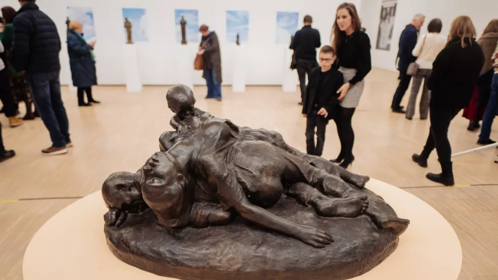 Razstavo Franc Berneker: Okamenele sanje so v Koro&scaron;ki galeriji likovnih umetnosti pripravili ob 150. obletnici umetnikovega rojstva. Foto: Dobran Laznik