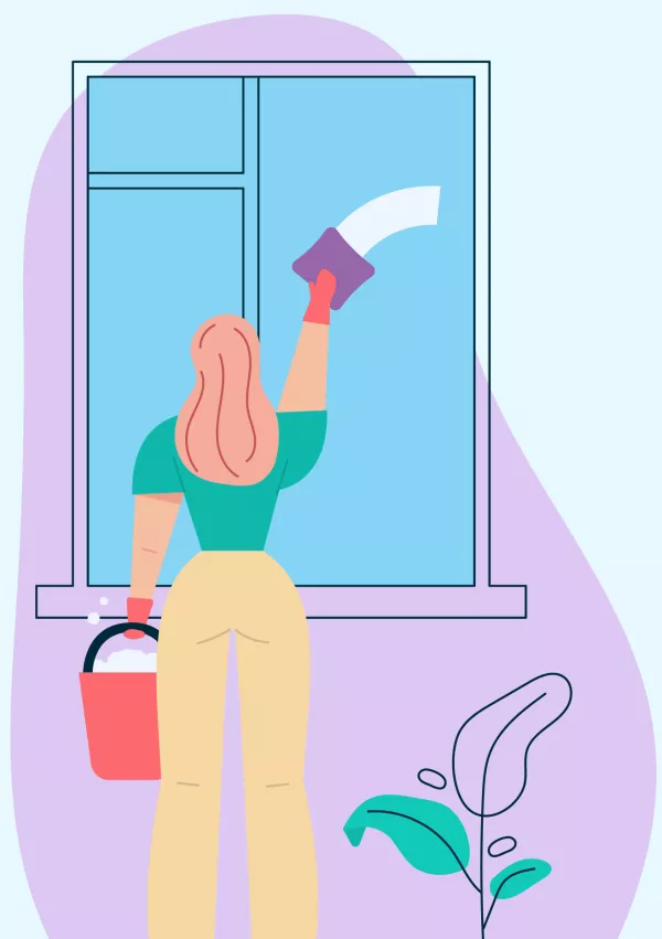 Za steklene povr&scaron;ine je včasih dovolj že kuhinjski papir. / Foto: Istock