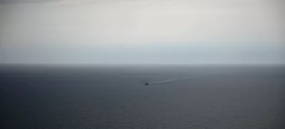A navy ship is seen during the Baltops 22 exercise in Baltic Sea, June 7, 2022. Picture taken June 7, 2022. REUTERS/Stoyan Nenov