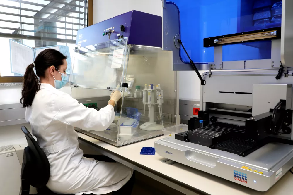 Pregledovanje najdenih sledi v NFL&nbsp;/ Foto:&nbsp;arhiv policije