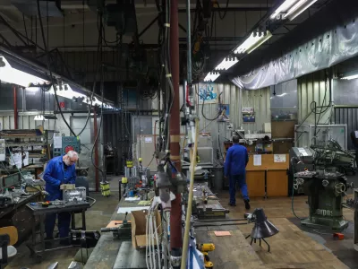 - 29.01.2019 &ndash; Podjetje ALPINA, tovarna obutve &ndash; proizvodnja, Strojarska ulica 2, Žiri//FOTO: Jaka Gasar