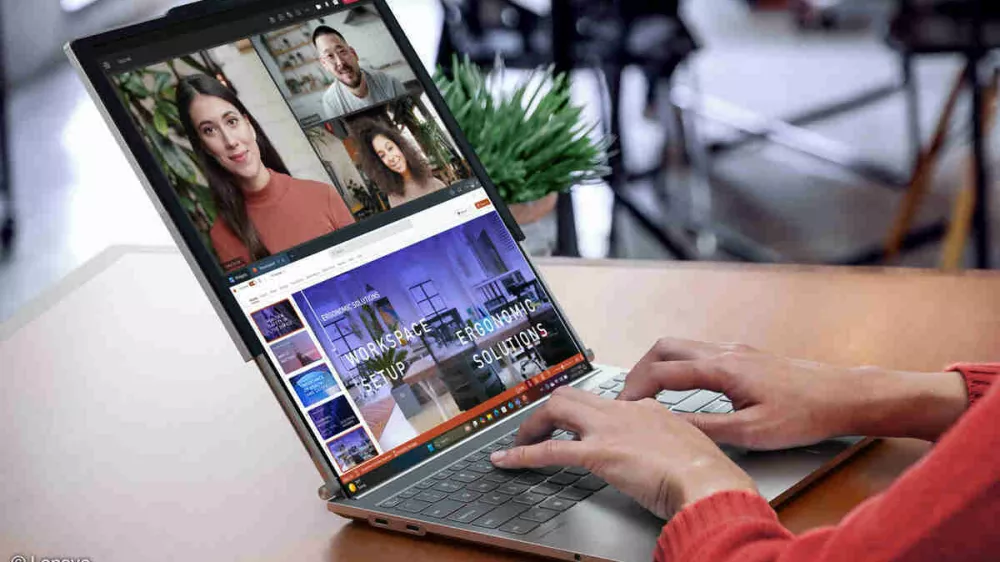 Lenovo po&scaron;ilja v prodajo prenosnik z raztegljivim zaslonom. Foto: Lenovo