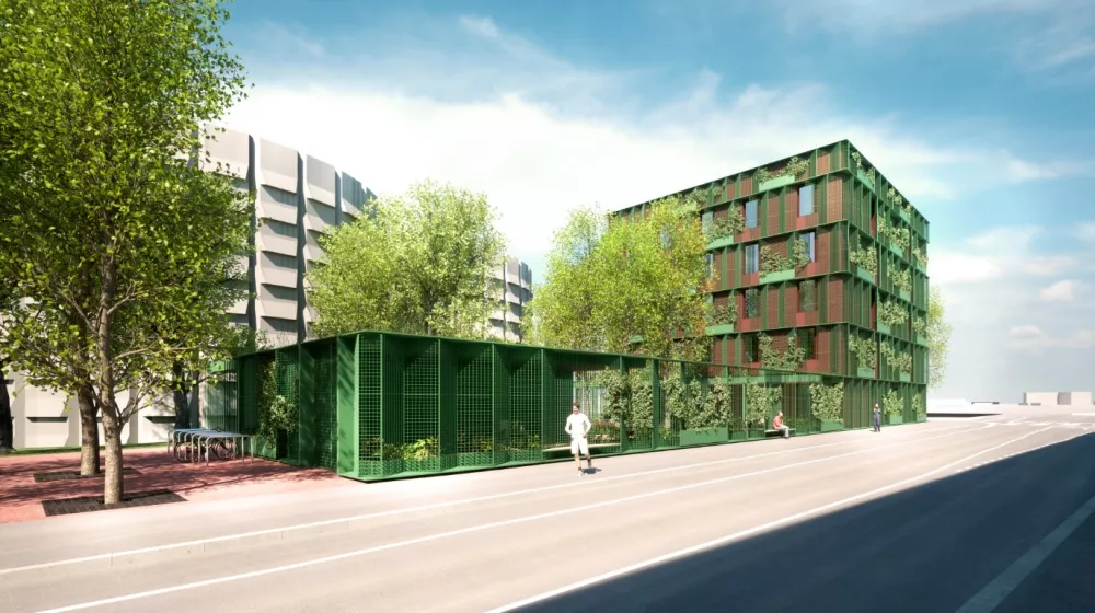 Zaveti&scaron;če za brezdomce ob Poljanski cesti