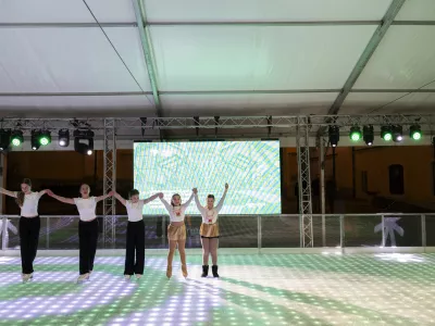 drsanje&scaron;portmladiotroci13.01.2025 Odprtje drsali&scaron;ča na Pogačarjevem trguFOTO: Nik Erik Neubauer