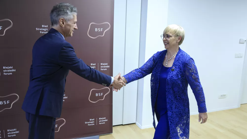 Robert Golob, Nata&scaron;a Pirc Musar- 28.08.2023 - Strate&scaron;ki forum Bled //FOTO: Jaka Gasar