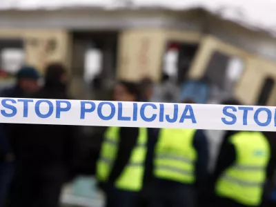 - ilustrativna fotografija - policijski za&scaron;čitni trak - policija - stop/FOTO: Luka Cjuha