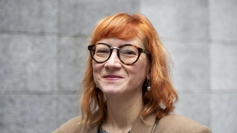 - 23.12.2019 - Agata Tomažič, novinarka, prevajalka in pisateljica -kolumnistka Dnevnika //FOTO: Matjaž Ru&scaron;t