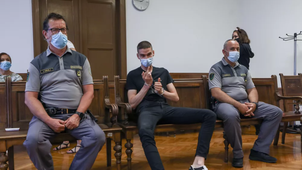 29.6.2021 - sojenje v zadevij Jakob Herzog - požigalecFOTO: LUKA CJUHA.