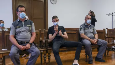 29.6.2021 - sojenje v zadevij Jakob Herzog - požigalecFOTO: LUKA CJUHA.