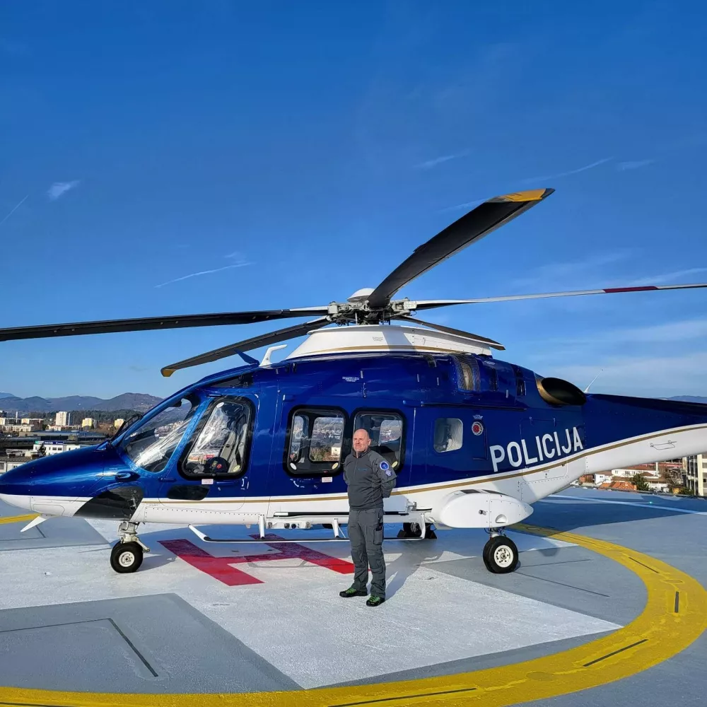 Gregor Kovač, vodja korporativne varnosti in organizacijski vodja heliporta Splo&scaron;ne bolni&scaron;nice Celje Foto: Združenje heliportov Slovenije