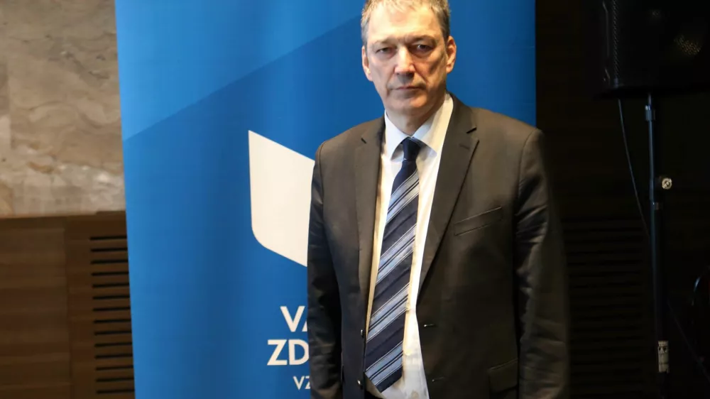 14.01.2025 - Vzajemna zdravstvena zavarovalnica, tiskovna, Matija &Scaron;enk Foto: Tomaž Skale