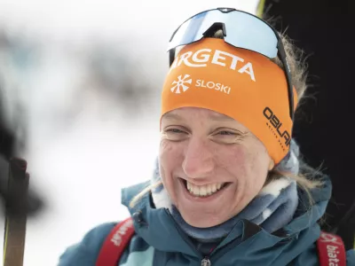 BiatlonPolona Klemenčič03.01.2025 Trening mo&scaron;ke in ženske biatlonskebreprezentance Slovenije pred začetkom svetovnega pokala v letu 2025FOTO: Nik Erik Neubauer